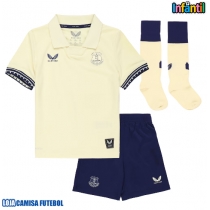 Camisa de Futebol Everton Jarrad Branthwaite #32 Equipamento Secundário Infantil 2025-26 Manga Curta (+ Calças curtas)